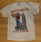 Mens T-Shirt, Iron Maiden, The Beast in New York Tour 1982, Size SM
