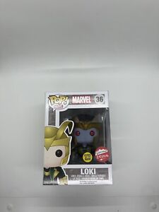 Funko Pop Marvel Frost Giant Loki #36 GITD Fugitive Toys Exclusive