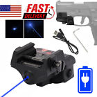 Blue Laser Sigh Pistol Gun For Glock Pointer USB Rechargeable Beam 17 18c 19 26