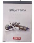 SATA jet X5500 HVLP 1.10 X I-NOZZLE SPRAY GUN X5500-HVLP-1.10-RPS w/2 cups