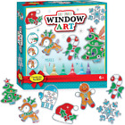 Creativity for Kids Holiday Easy Sparkle Window Art Craft Kit - Christmas