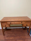 Oak Writing Desk w/ 3 drawers, the middle drawer is an optional keyboard drawer
