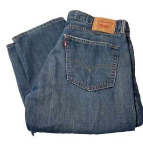 Levi's 505 Jeans Men's 36x32 Regular Straight Fit Medium Wash Denim