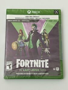 Fortnite The Last Laugh Bundle - Add on Code - No Disc -  Xbox One/Series X|S