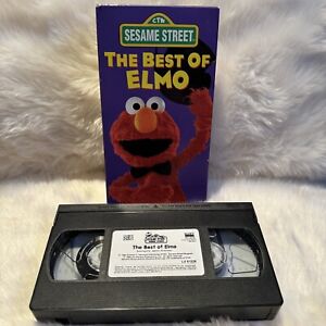 Sesame Street The Best of Elmo VHS 1994 Great Condition Children's Cartoon