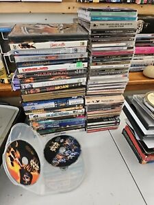 Personal Collection Lot Of 60+ Cds And Dvds From Estate Sale See Pics Trl8#41
