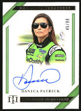2021 Panini National Treasures Trackside Signatures #10 Danica Patrick Auto /99