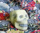 Cody Foster Vintage Style Tiny Script Skull Jack O'Lantern Paper Mache Halloween