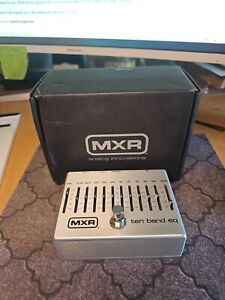 MXR M108S 10-Band EQ, Silver, Great Condition, New with Open Box