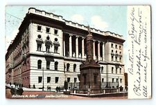 Battle Monument And Court House Baltimore Maryland Vintage Postcard