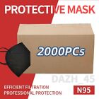 2000 PCs Black KN95 Disposable Face Mask 5 Layer Wholesale & Bulk-buy Order