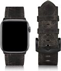 Leather Band for Apple Watch Series 9, 8, 7, 6, 5, 4, 3, 2, 1, SE for 42/44/45mm
