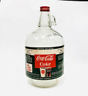 Vintage Coca Cola One Gallon Soda Fountain Syrup Glass Jug with Paper Label