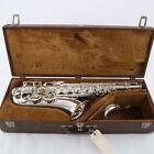 New ListingSelmer Paris Super Balanced Action Tenor Saxophone SN 35141 ORIGINAL SILVER