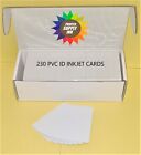 230 Inkjet PVC ID Cards - For Epson & Canon Inkjet Printers Gafetes carnets