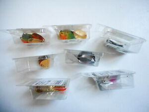 Lot of 7 NEW Packs of Various Sizes of Spinner Blades for Fishing Lures