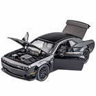 1:32 Dodge Challenger Hellcat Diecast Model Car Toy Sound&Light Collection Gift