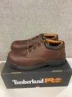 Timberland Pro Titan Oxford With Safety Toe Work Shoes Mens 10.5 M Brown EUC