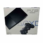 Sony PlayStation 2 PS2 Slim SCPH-90001 Console Bundle in Box - Great Condition