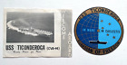 1962 USS Ticonderoga CVA-14 Welcome Booklet and Sticker