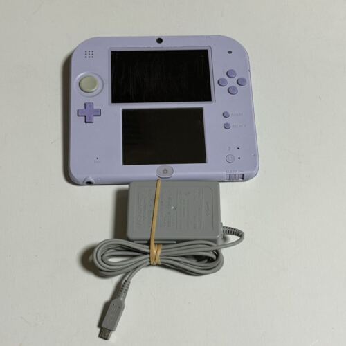 Nintendo 2DS LAVENDER PURPLE Game console body Operation has been confirmed