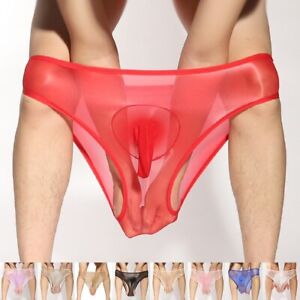 Hot Sale Mens Underwear Panties Soft Solid Color Lingerie Middle Waist