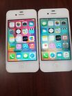 Lot of 2 Apple iPhone 4S A1387 8GB White ( AT&T /Sprint  )