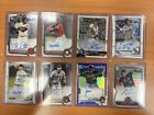 Lot of 8 1st Bowman Chrome Autographed Rookie Cards RC & Topps Auto RC Look *16