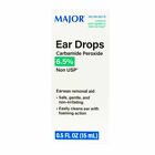Major Ear Drops Earwax Removal Aid Safe Gentle and Non-Irritating Formula 0.5 Oz