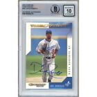 Dave Roberts Los Angeles Dodgers Signed 2003 Donruss Team Heroes 267 BGS Auto 10