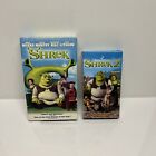 DreamWorks Shrek (2001) & Shrek 2 (2004) VHS Animated Movies.