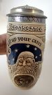 VTG Texas Renaissance Festival Beer Stein Dragon/Wizard1985 By Ceramarte Brazil