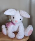 Hallmark Bunny Rabbit White Plush Vintage 1989 Stuffed BUN BUN w/TAG Easter 10