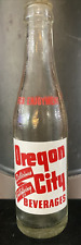 1940's OREGON CITY BEVERAGES 7oz ACL SODA BOTTLE  Seven-Up Bottling Co. Oregon