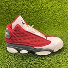 Nike Air Jordan 13 Retro Womens Size 7 Red Athletic Shoes Sneakers 884129-600