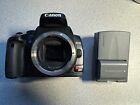 Canon EOS Rebel XTi 10.1MP Digital SLR DSLR Camera Body - Black - PLEASE READ
