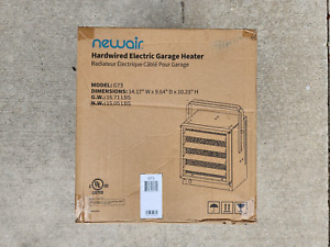 NewAir G73 Garage Wall Ceiling Heater - Electric 17060 BTUs -New - Hardwired