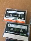 vintage pre recorded cassette lot TDK sa90 , sony HF-S90 ,