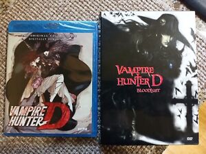 Vampire Hunter D Blu-ray BRAND NEW W/FREE Bloodlust DVD