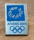 Athens 2004 Silver And Blue Olympic Pin