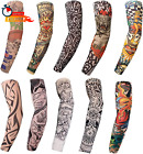 Tattoo Arm Sleeves, 10 Pack Cool Body Arts Fake Temporary Tattoo for Men and Wom