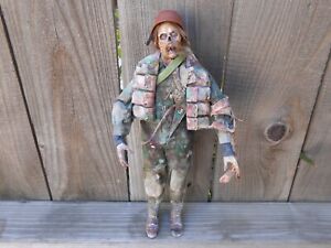 1/6 SCALE WWII GERMAN  #1 ZOMBIE NIGHT OF THE LIVING DEAD HORROR HUMAN BEING ODD