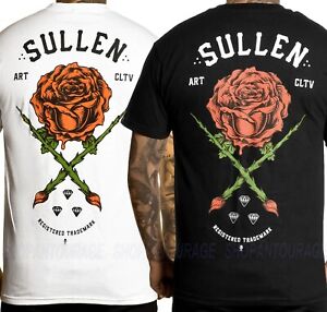 Sullen Rose Badge Standard Fit SCM6464 Short Sleeve T-shirt For Men | 2 Colors
