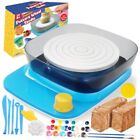 Pottery Wheel for Kids: Complete Pottery Kit for Beginners with multicolored