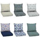 Outdoor Deep Seat Chair Patio Cushions Set Pad UV & Fade Resistant Furniture 24