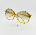 Vintage 1980's CHRISTIAN DIOR Orange Butterfly Sunglasses (2063-40)