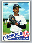 1985 Topps Jose Rijo  RC 238 New York Yankees