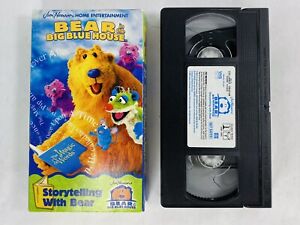 Storytelling With Bear - Bear in the Big Blue House VHS 2001 Jim Henson