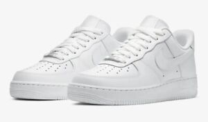 Nike Women's Air Force 1 Low Triple White DD8959-100 Shoes NEW