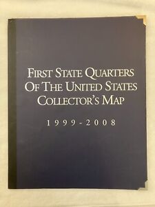 First State Quarters Of The United State's Collector's Map 1999-2008 - Complete